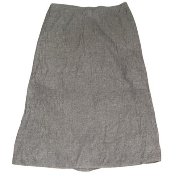 Gray APT. 9 Button-Front Long Skirt XL - Picture 2 of 4